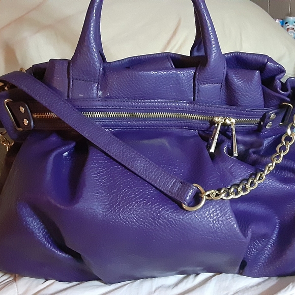 Olive + Joy Handbags - Olive and Joy Purple Handbag Like New Hobo